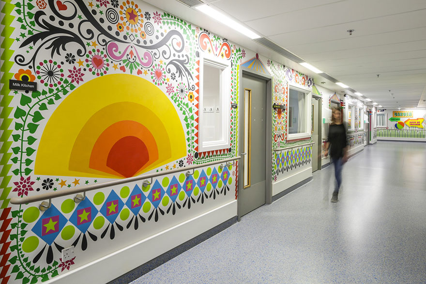 15 Artists Collaborate To Make London Children’s Hospital Cozier For Kids
