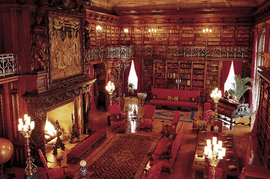 Biltmore Estate Library, Asheville, Nc, Usa