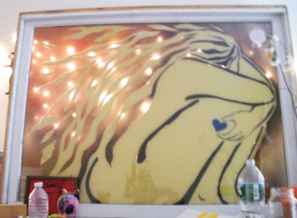 Painting On Old Windows