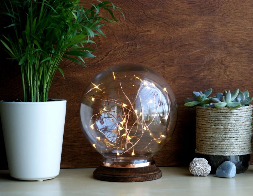 Diy Mid Century Modern Illuminated Globe