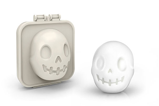 Skull-Shaped Boiled Egg Mold