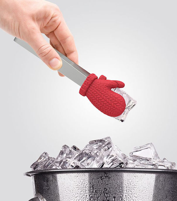 Mitten Ice Tongs