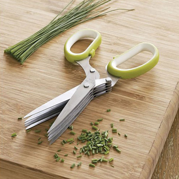 Quintuple Bladed Herb Scissors
