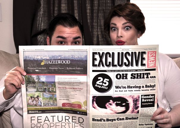 Creative Pregnancy Announcement