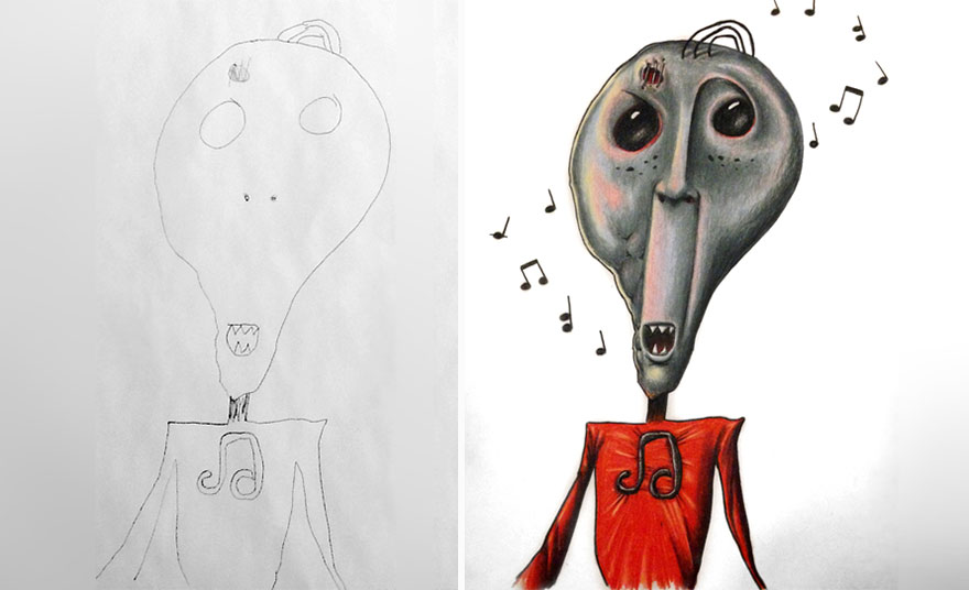 dad-colors-in-kids-drawings-fred-giovannitti-13 dad-colors-in-kids-drawings-fred-giovannitti-13