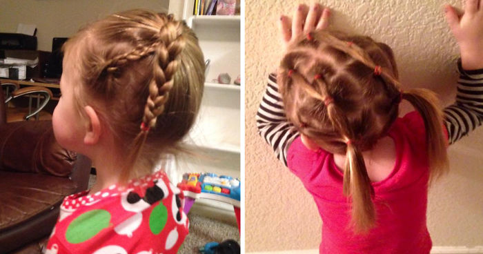 Single Dad Couldn’t Do His Daughter’s Hair, So He Went To Beauty School