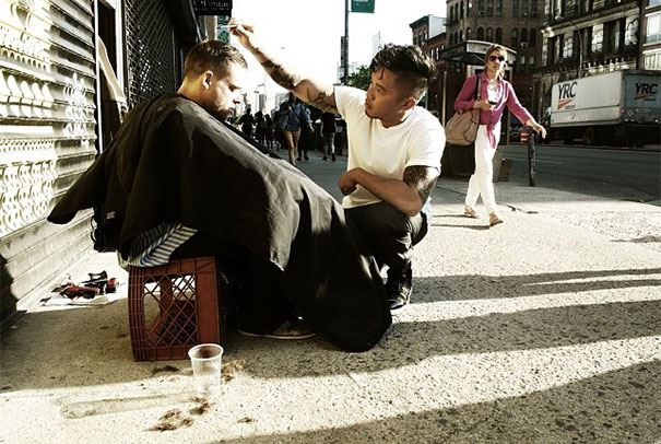 Every Sunday, This New York Hair Stylist Gives Free Haircuts To The Homeless