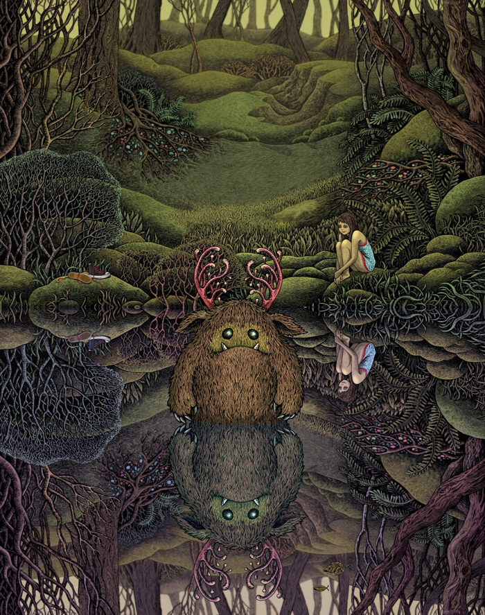 My Gel Pen Drawings Inspired By Literature, Legends And Fairy Tales