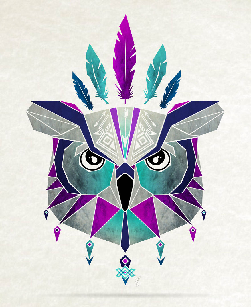 Inspired By Tangram, I Started Creating Geometric Illustrations Of Animals Inspired By Tangram, I Started Creating Geometric Illustrations Of Animals