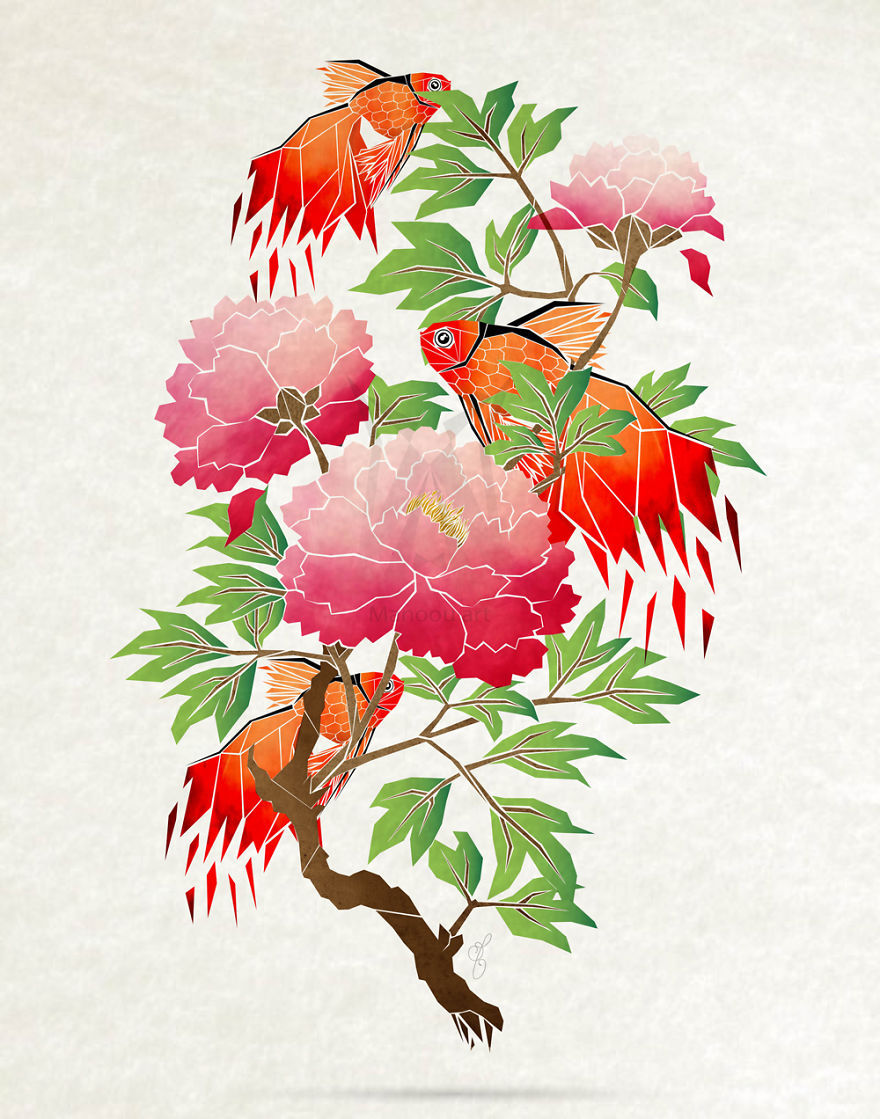 Inspired By Tangram, I Started Creating Geometric Illustrations Of Animals Inspired By Tangram, I Started Creating Geometric Illustrations Of Animals