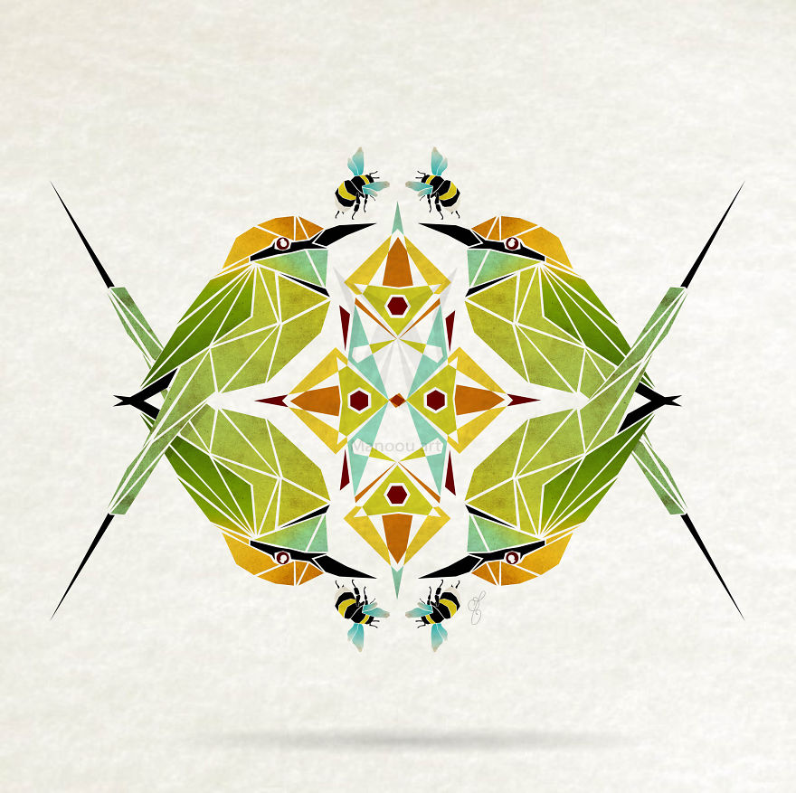 Inspired By Tangram, I Started Creating Geometric Illustrations Of Animals Inspired By Tangram, I Started Creating Geometric Illustrations Of Animals