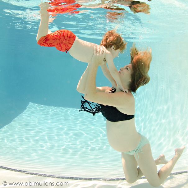 Underwater Pregnancy Announcement