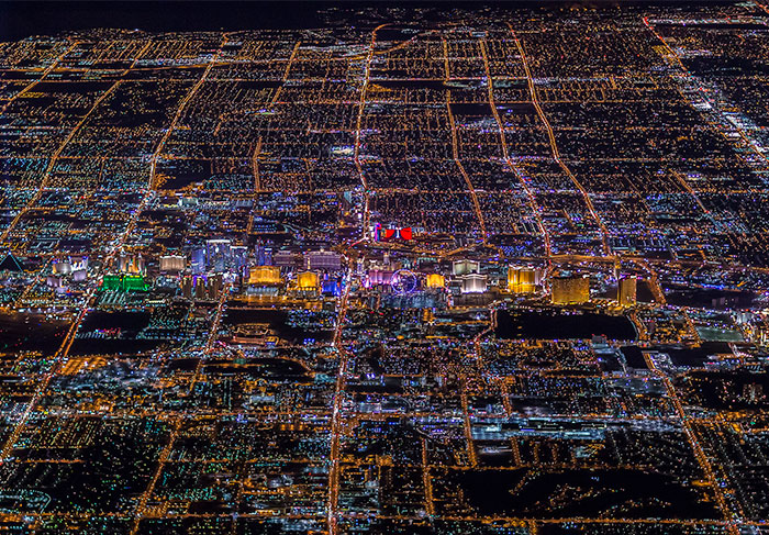 Las Vegas From 10,800 Feet Up Looks Like Nothing You’ve Seen Before