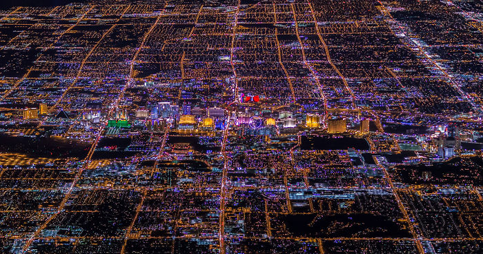 Las Vegas From 10,800 Feet Up Looks Like Nothing You’ve Seen Before