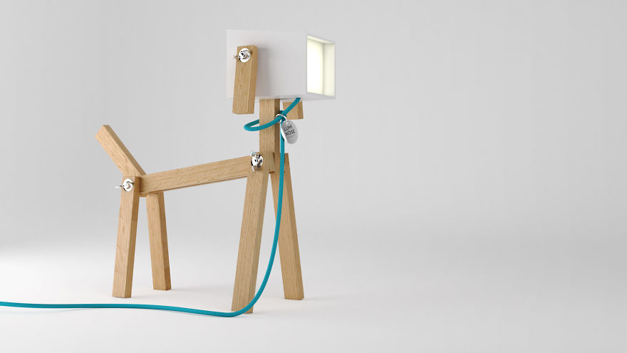Luminose: We Designed A Wooden Table Lamp That Can Flex Like A Dog Luminose: We Designed A Wooden Table Lamp That Can Flex Like A Dog