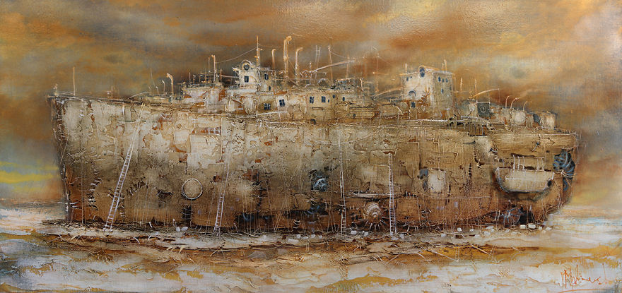 Otherworldly Vehicles In Oil Paintings By Lithuanian Artist Modestas Malinauskas Otherworldly Vehicles In Oil Paintings By Lithuanian Artist Modestas Malinauskas