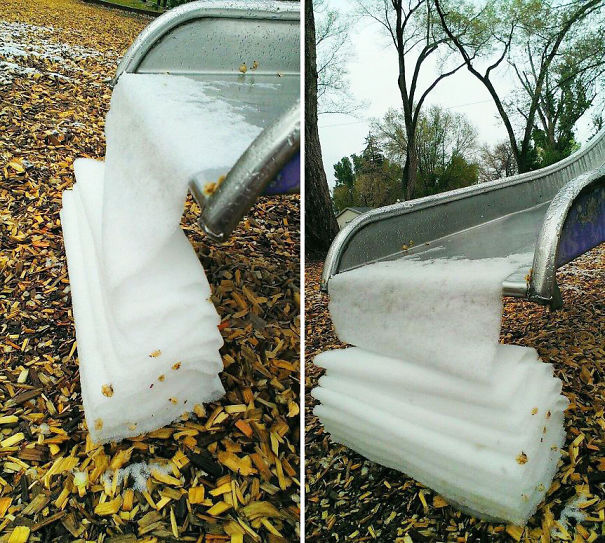 Folded Snow