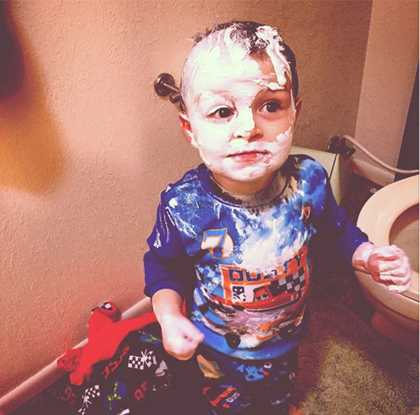 Hi My Name Is Aaron And I Like To Play With Butt Paste!