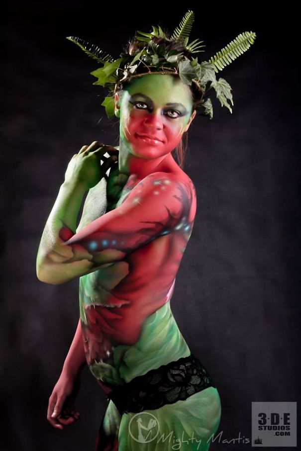 Body Art (spray Paint), Photography Body Art (spray Paint), Photography