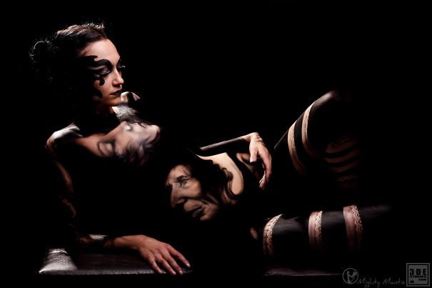 Body Art (spray Paint), Photography Body Art (spray Paint), Photography