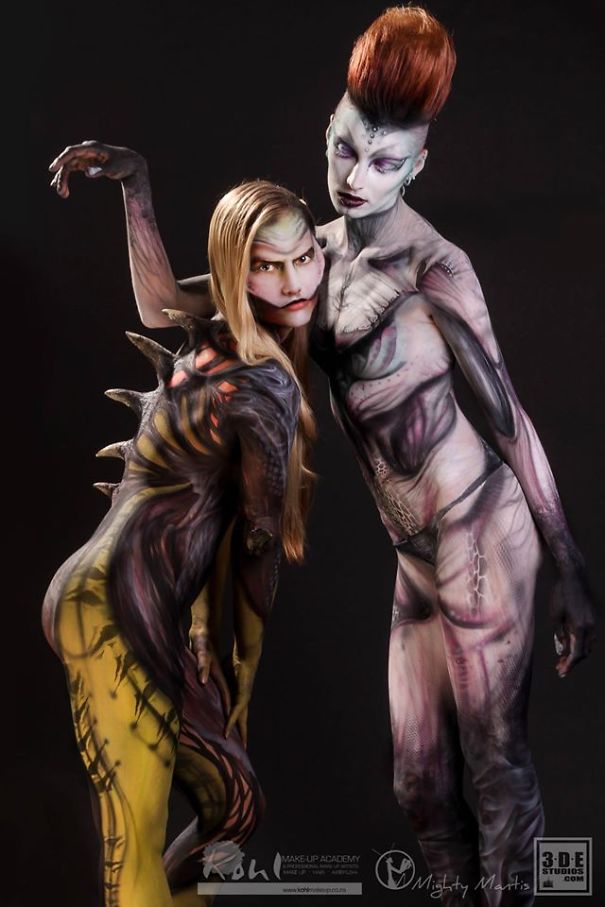 Body Art (spray Paint), Photography Body Art (spray Paint), Photography