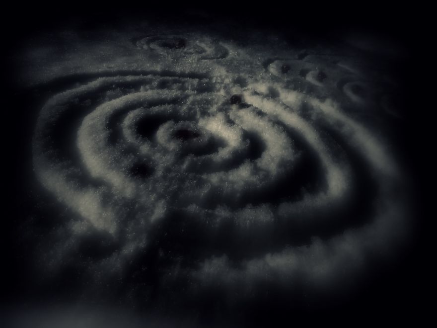 I Have Photographed The Space With My Cell Phone.