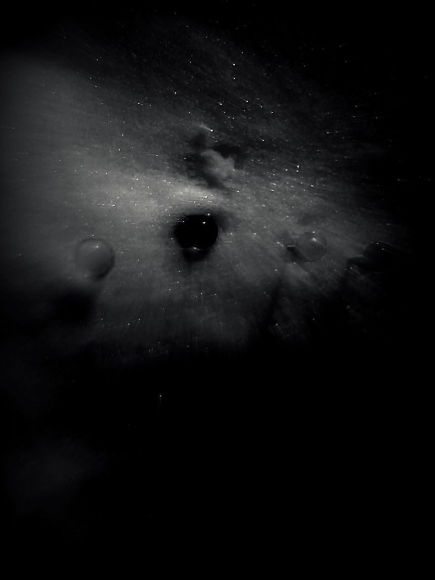 I Have Photographed The Space With My Cell Phone.