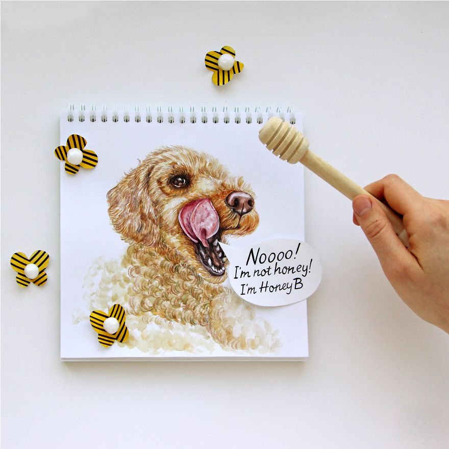 Russian Illustrator Turns Famous Instagram Dogs Into Drawings