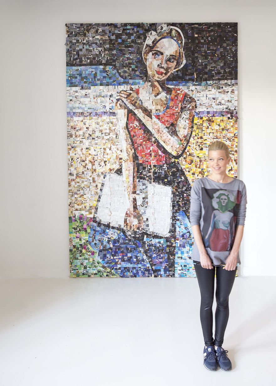 Modern Lithuanian Collage That I Made Out Of 5348 Magazine Clippings