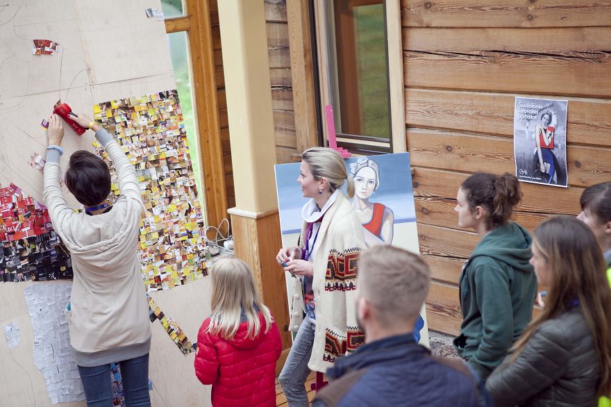 Modern Lithuanian Collage That I Made Out Of 5348 Magazine Clippings