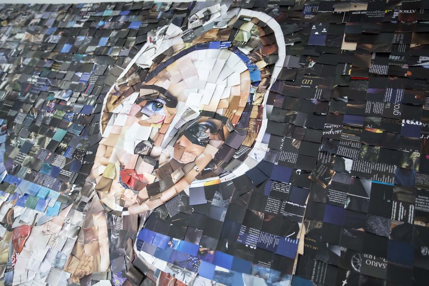 Modern Lithuanian Collage That I Made Out Of 5348 Magazine Clippings