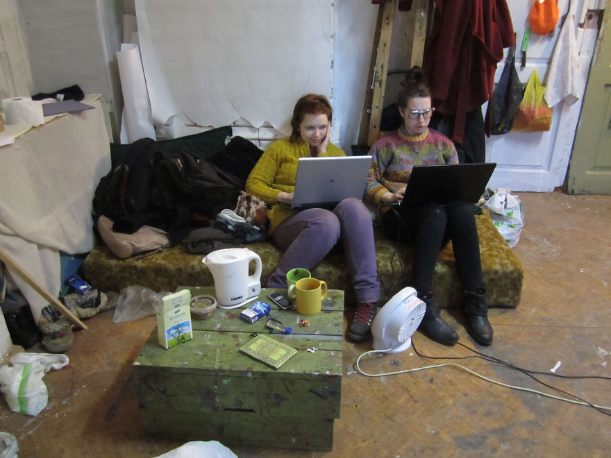 Bachelor Paintings By Rasa Vilčinskaitė From Lithuania And How Students Live