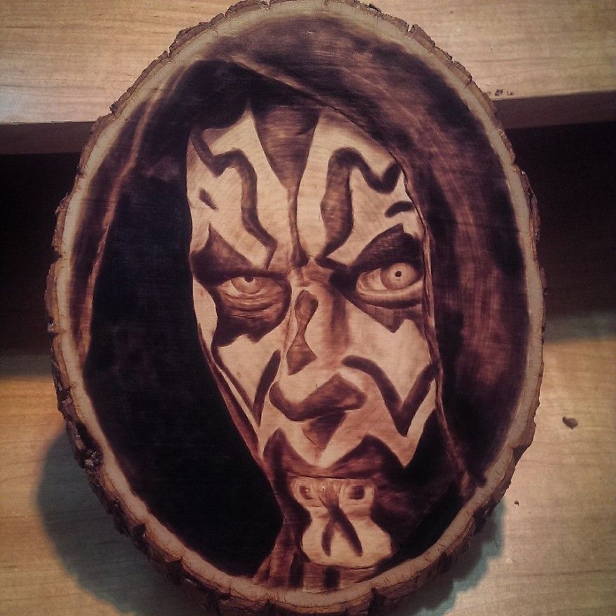 I Burn Movie Characters Onto Wood I Burn Movie Characters Onto Wood