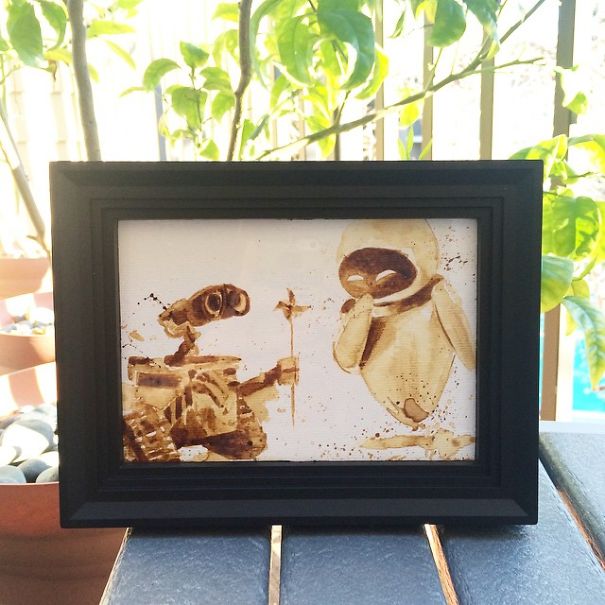 I Use Coffee To Draw Detailed Paintings Of My Favourite Characters I Use Coffee To Draw Detailed Paintings Of My Favourite Characters