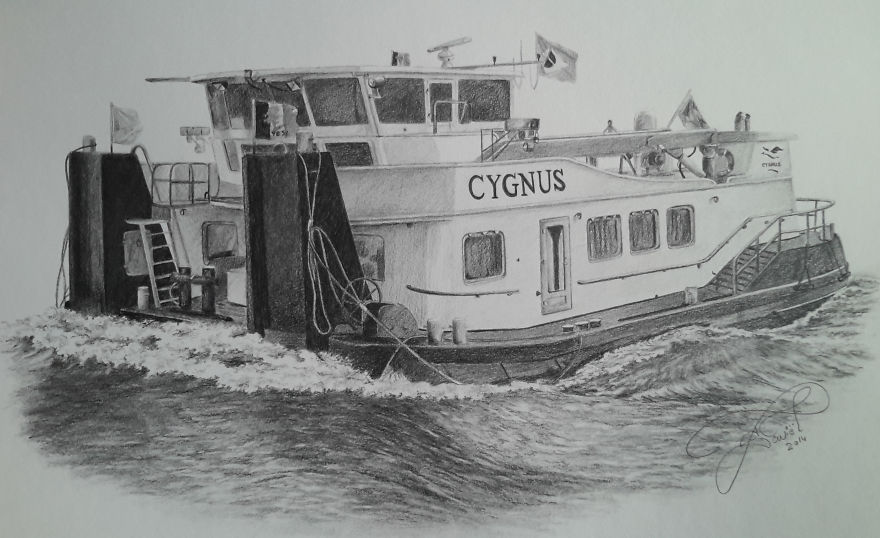 Graphite Drawings With 2b Pencil