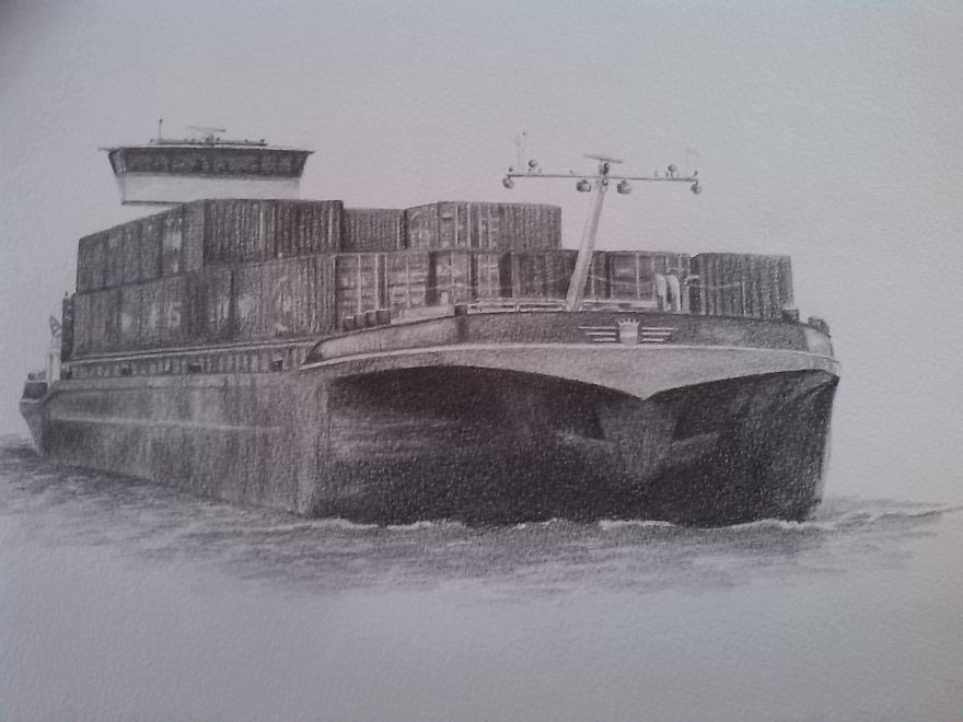 Graphite Drawings With 2b Pencil