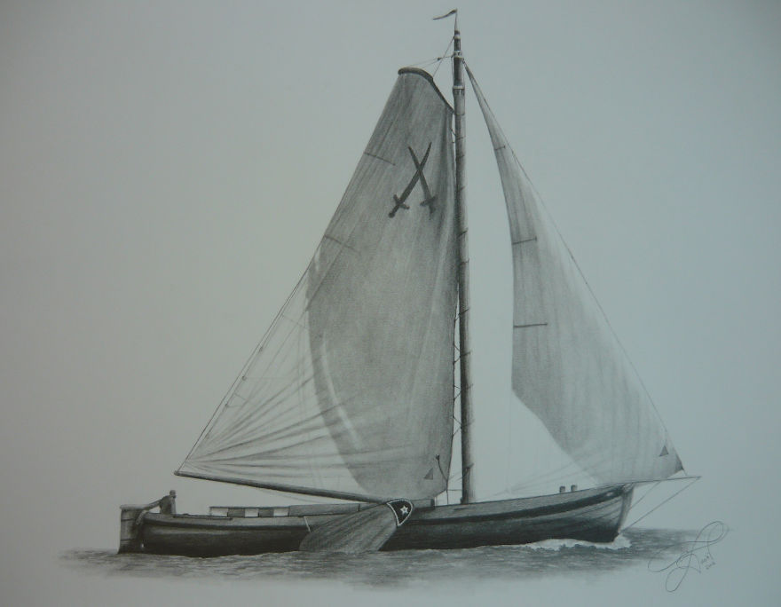 Graphite Drawings With 2b Pencil