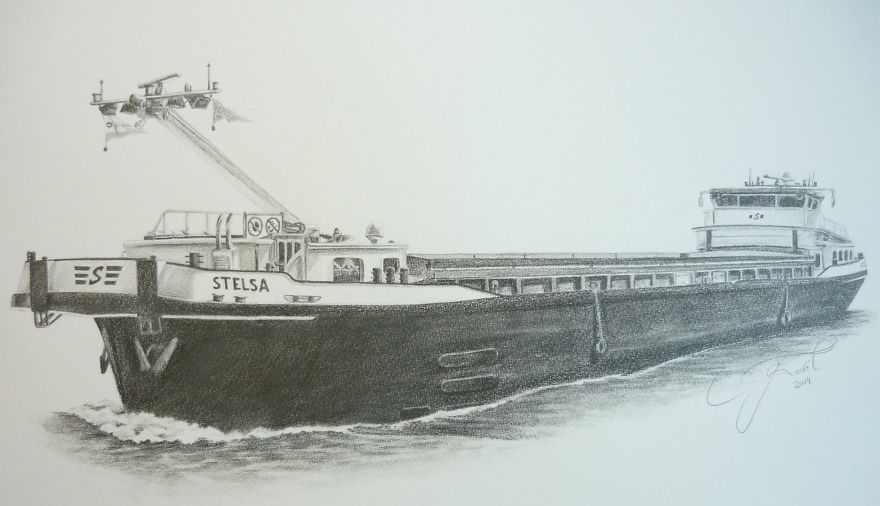 Graphite Drawings With 2b Pencil