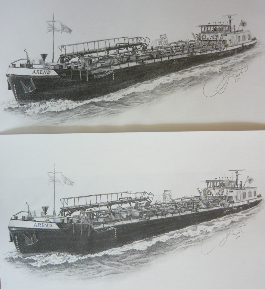 Graphite Drawings With 2b Pencil