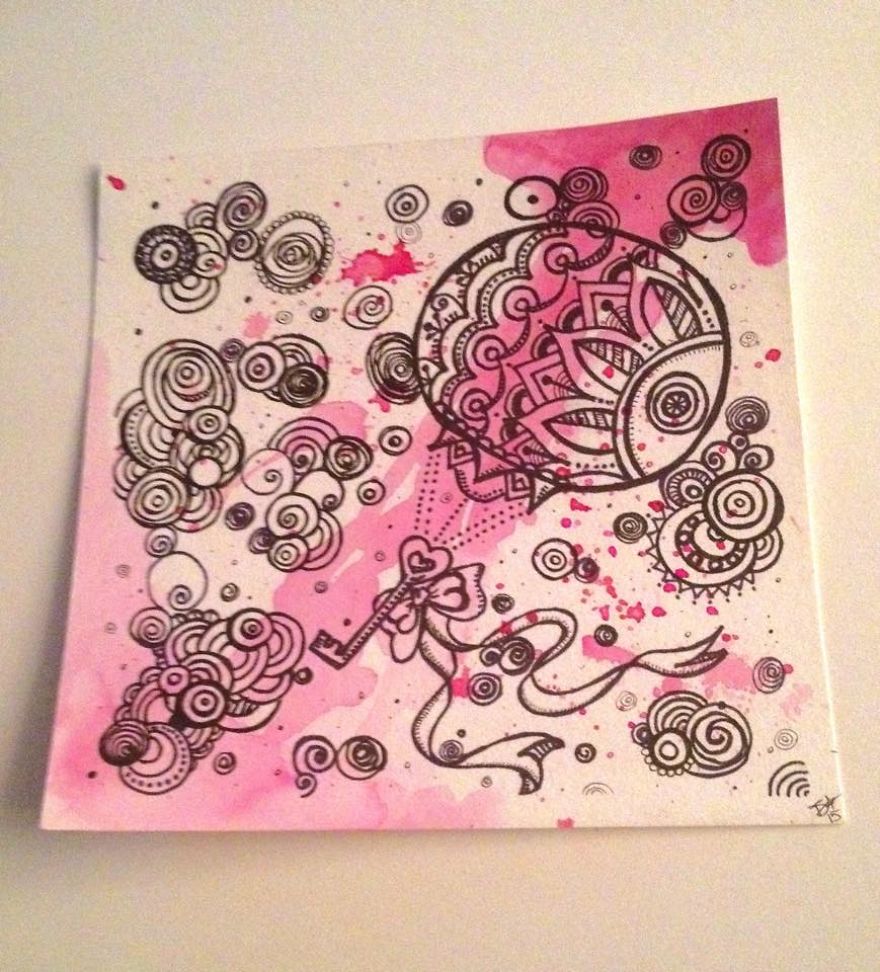 Hot Air Balloon Doodles