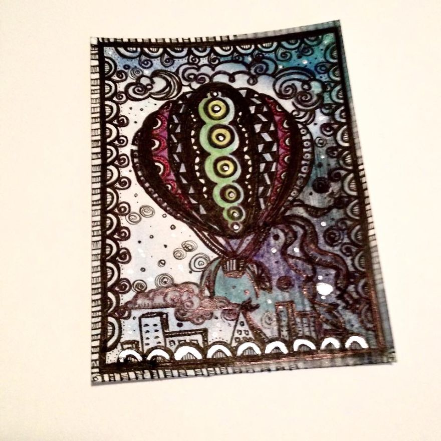 Hot Air Balloon Doodles Hot Air Balloon Doodles