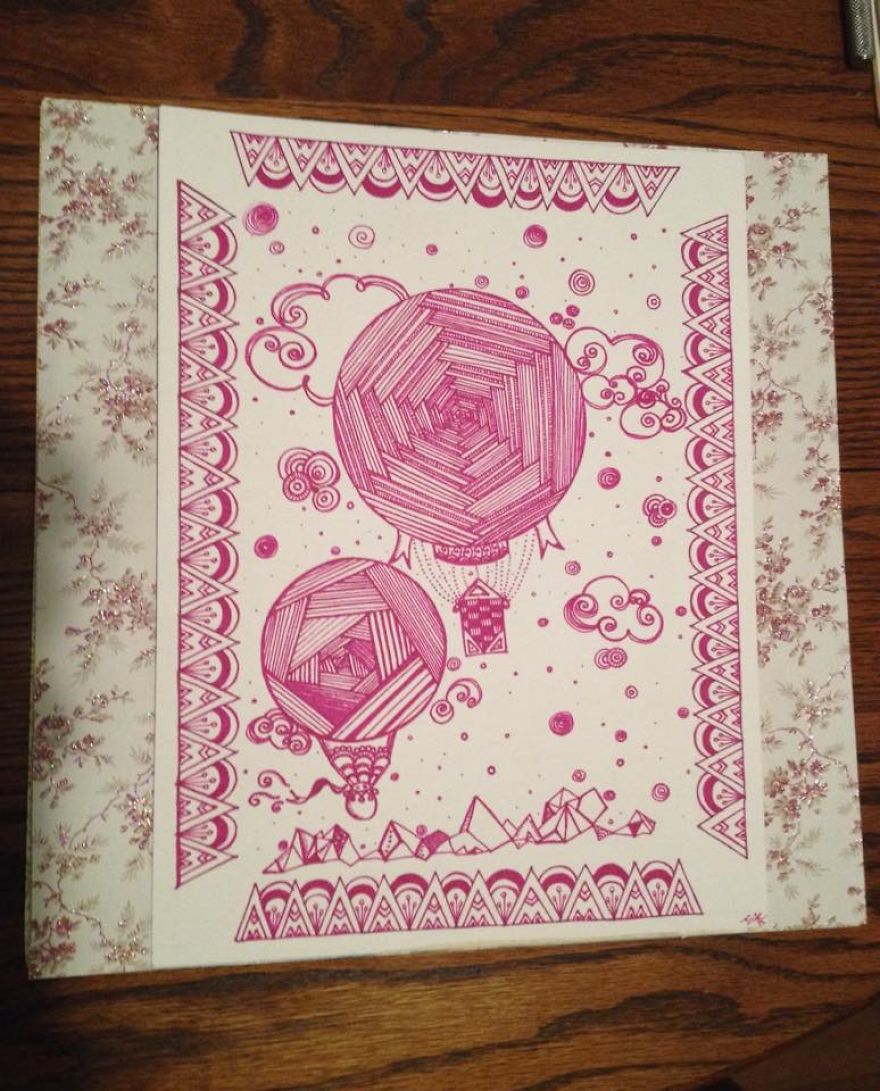 Hot Air Balloon Doodles