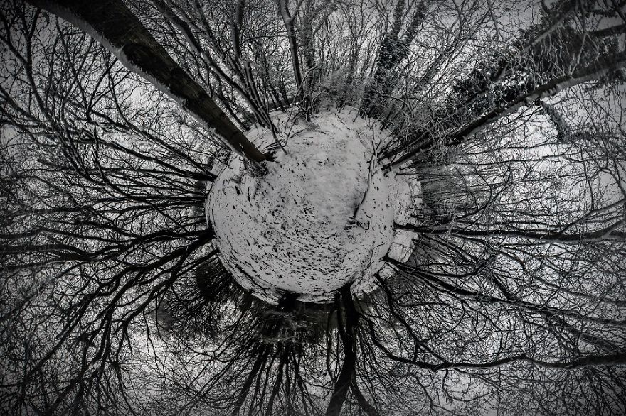 Little Planets: My Hyper-Unreal Stereographic Projections