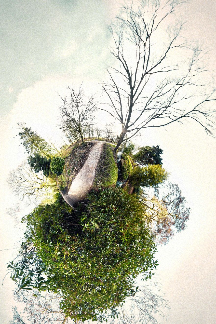 Little Planets: My Hyper-Unreal Stereographic Projections