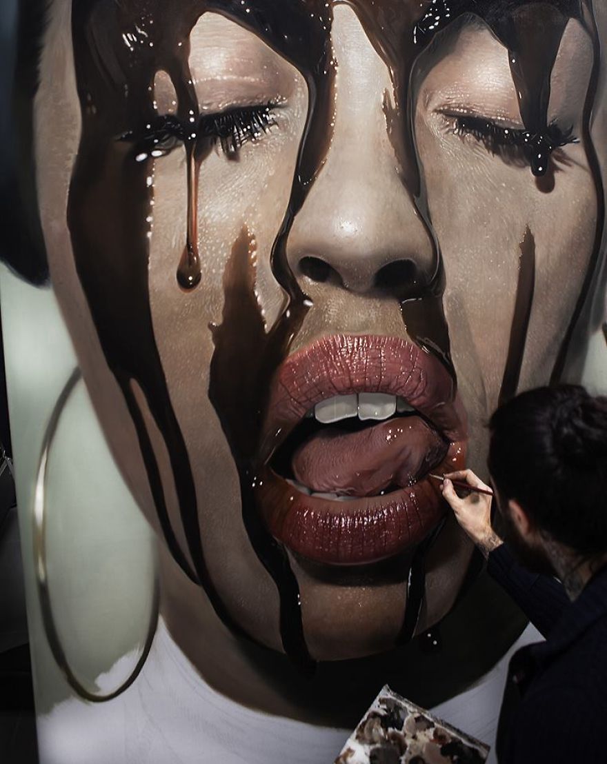 After Having Tattoo Studio For 14 Years, I Decided To Become A Painter And Create Hyper-Realistic Art