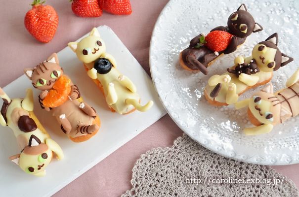 Adorable Cat-Shaped Sweets Inspired By My Cat Apelila Adorable Cat-Shaped Sweets Inspired By My Cat Apelila