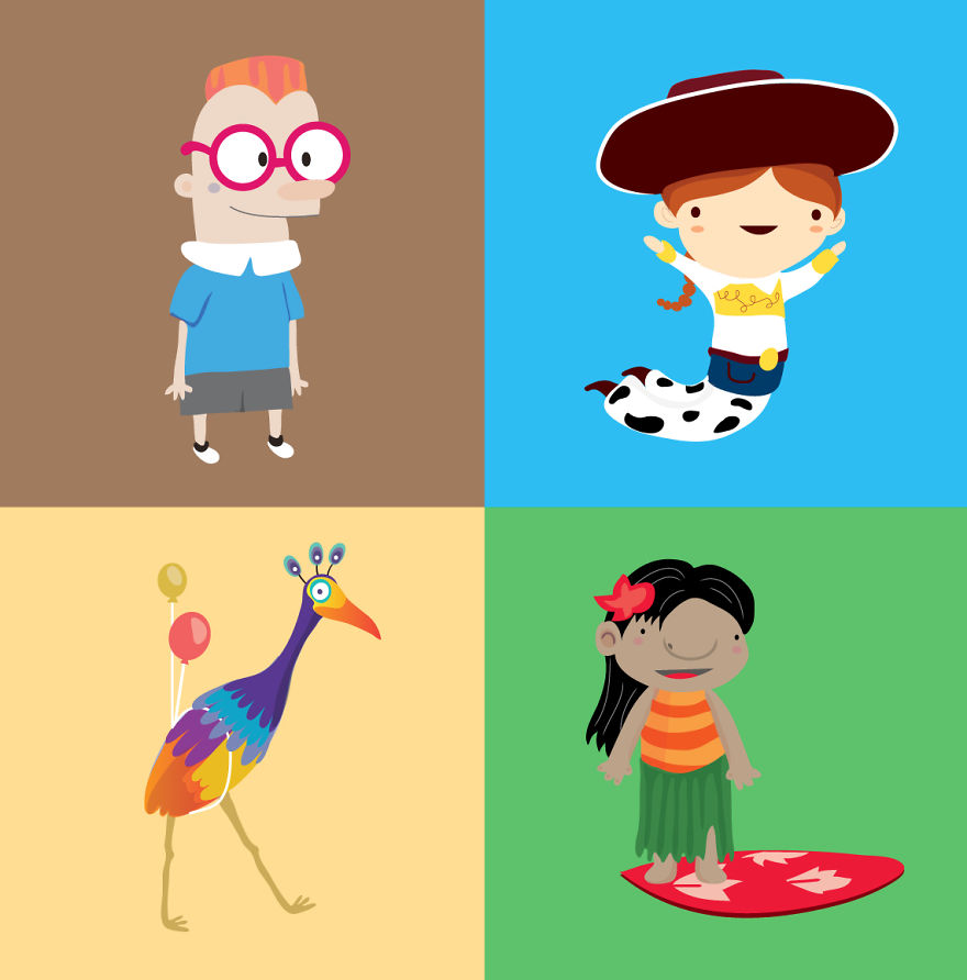 I Made An Illustrated Alphabet Inspired By Animated Characters