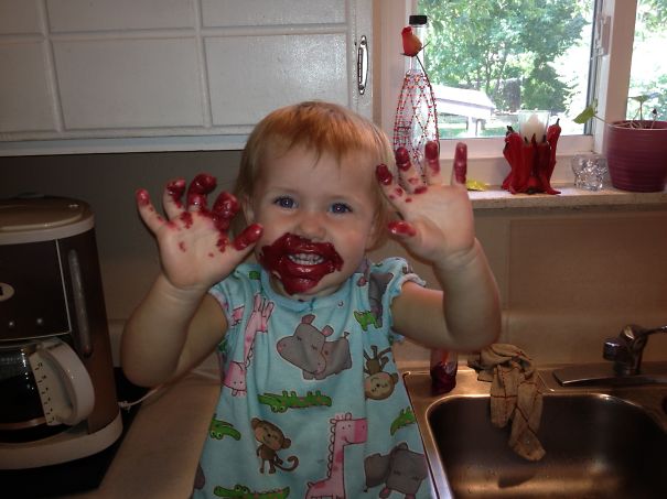 Lipstick Application Gone Wrong