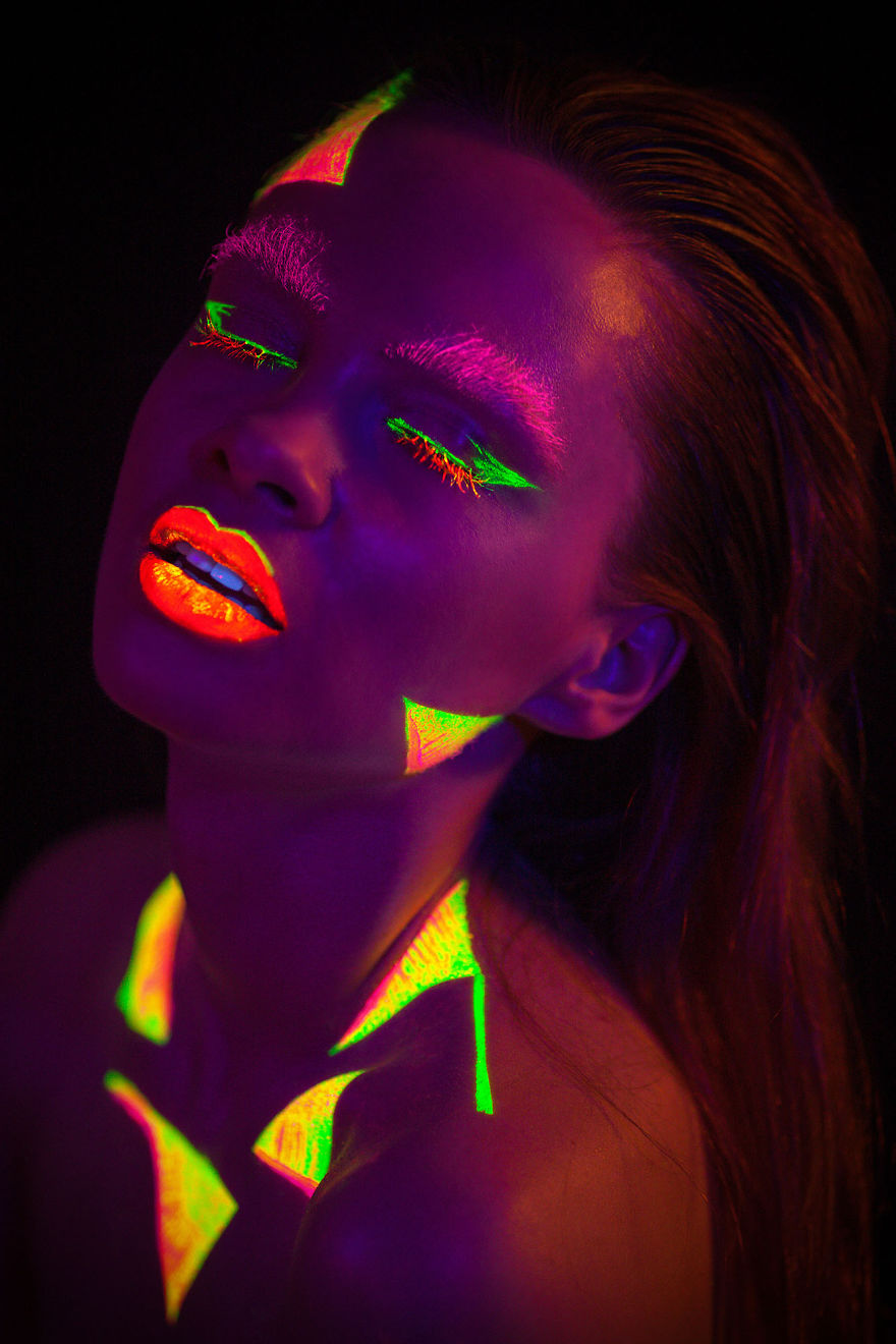 My Experimental Photo Portraits With Uv Light