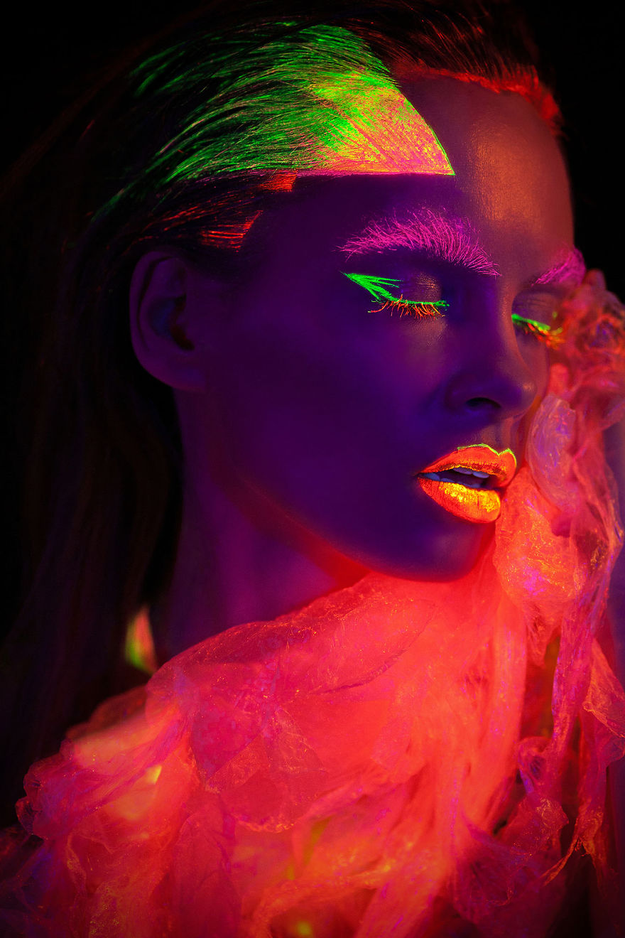 My Experimental Photo Portraits With Uv Light